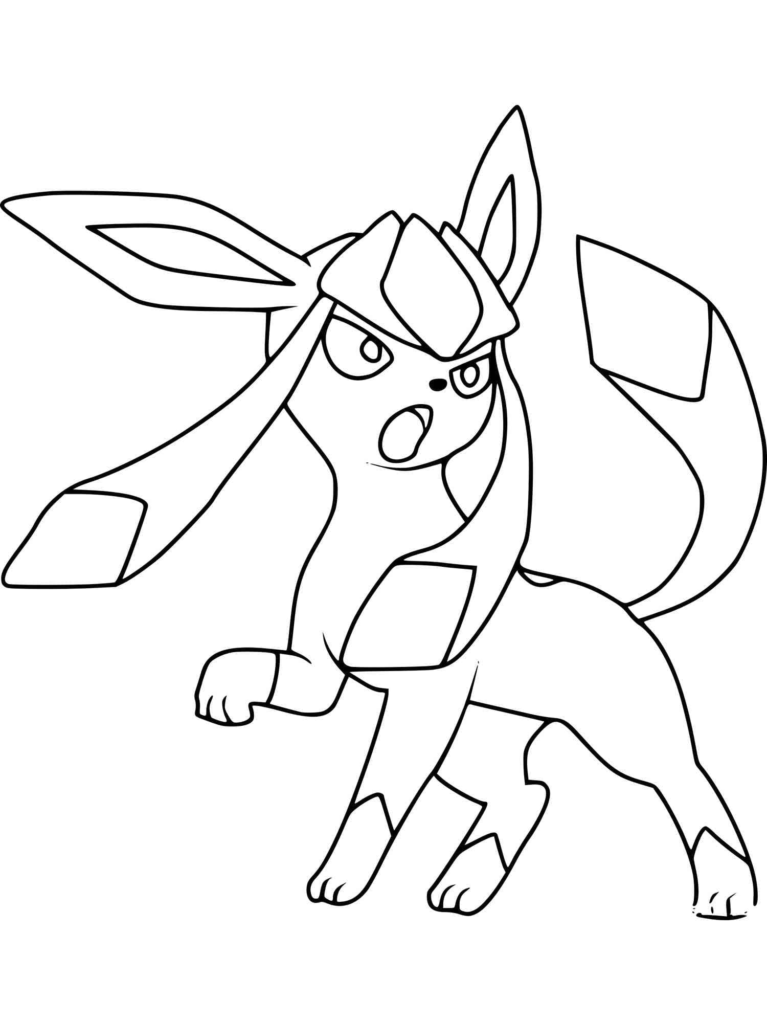Dessin à colorier Pokémon Givrali #187345 issu de la collection Jeux Vidéos, prêt à imprimer