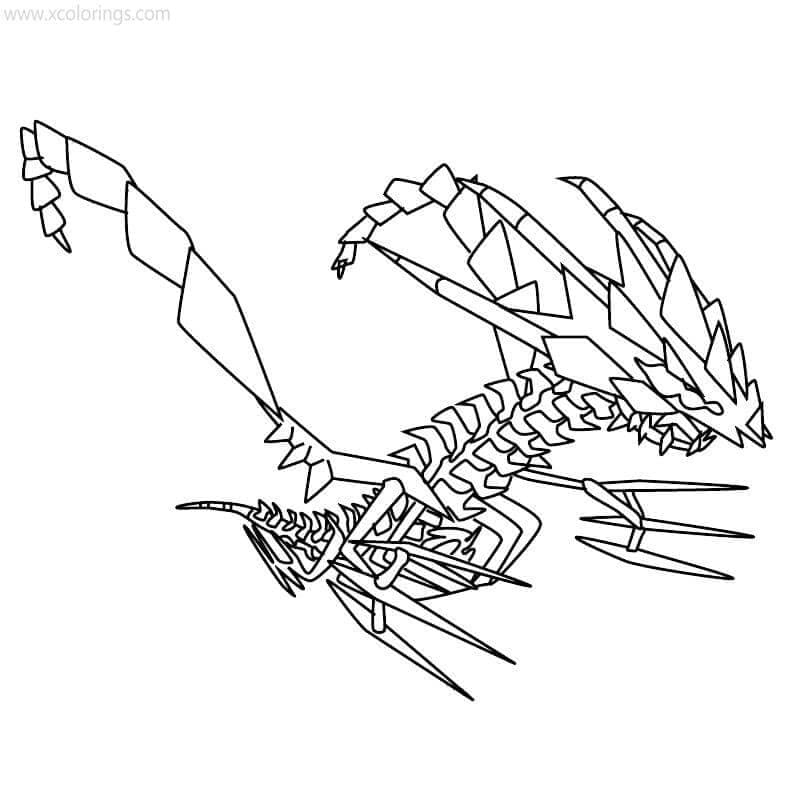Coloriage à imprimer Pokémon Légendaire #202437 de la série Jeux Vidéos, gratuit pour enfants et adultes