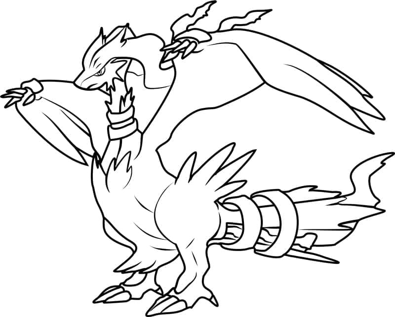 Coloriage gratuit Pokémon Légendaire #202454 de la collection Jeux Vidéos à imprimer