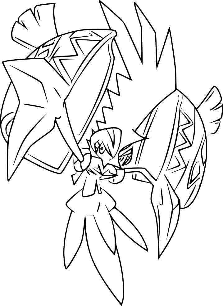 Page de coloriage Pokémon Légendaire #202460, collection Jeux Vidéos, à imprimer et colorier
