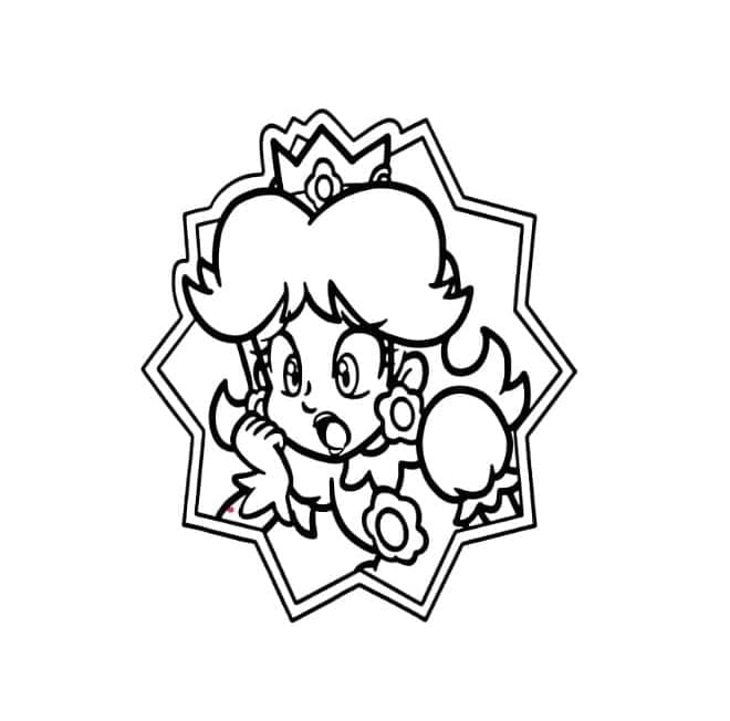 Dessin à colorier Princesse Daisy #219056 issu de la collection Jeux Vidéos, prêt à imprimer Dessin à colorier Princesse Daisy #219056 issu de la collection Jeux Vidéos, prêt à imprimer