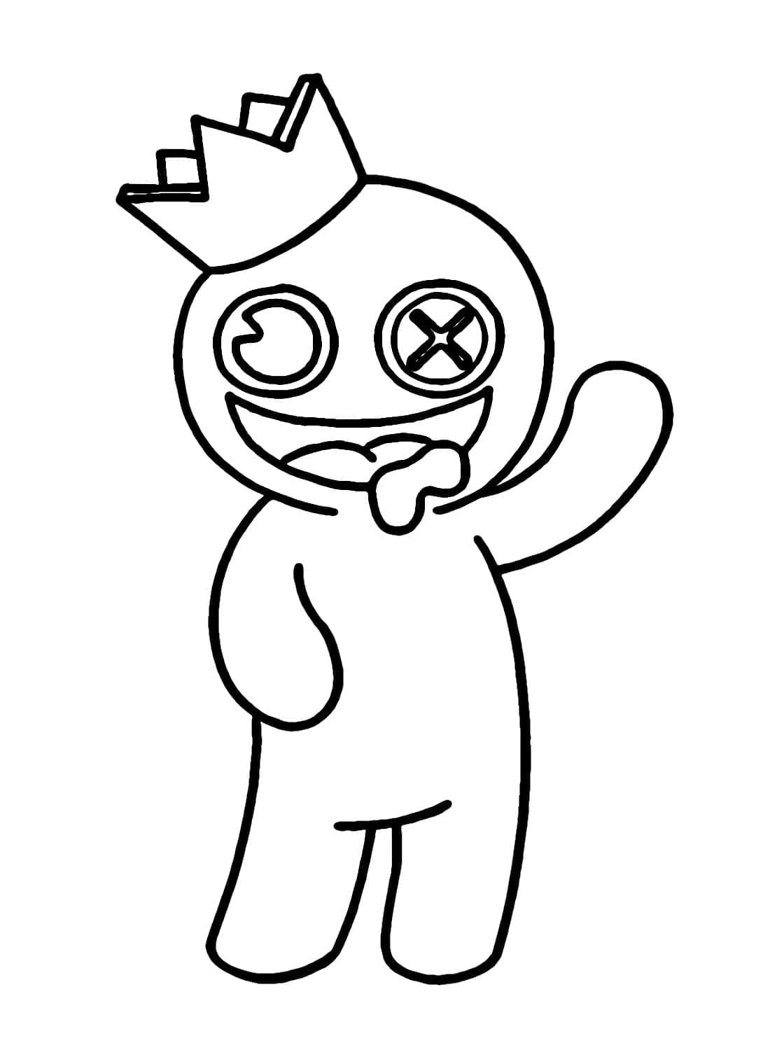 Coloriage Rainbow Friends #201302 à imprimer gratuitement, extrait de la collection Jeux Vidéos Coloriage Rainbow Friends #201302 à imprimer gratuitement, extrait de la collection Jeux Vidéos