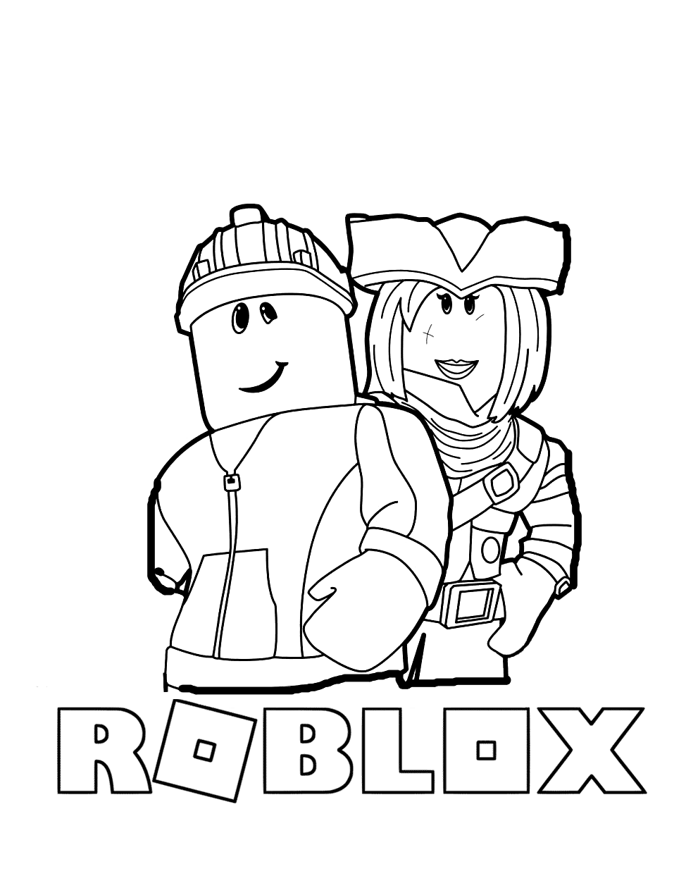 Dessin à colorier: Roblox (Jeux Vidéos) #170273 - Coloriages à Imprimer Gratuits