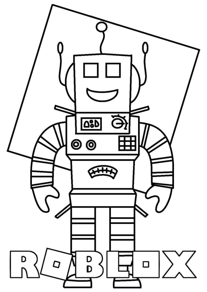 Coloriage gratuit pour enfants et adultes Roblox #174441, collection Jeux Vidéos