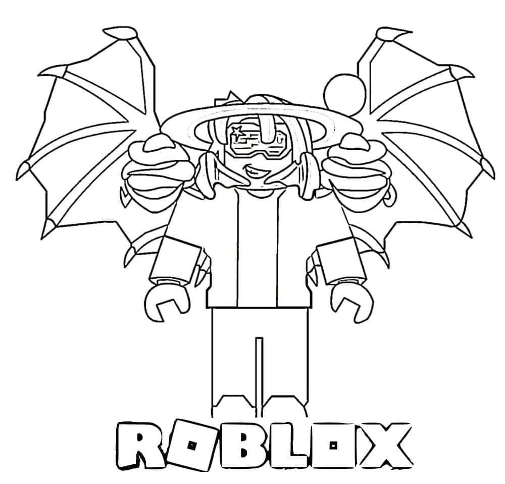 Coloriage gratuit Roblox #214710 de la collection Jeux Vidéos à imprimer