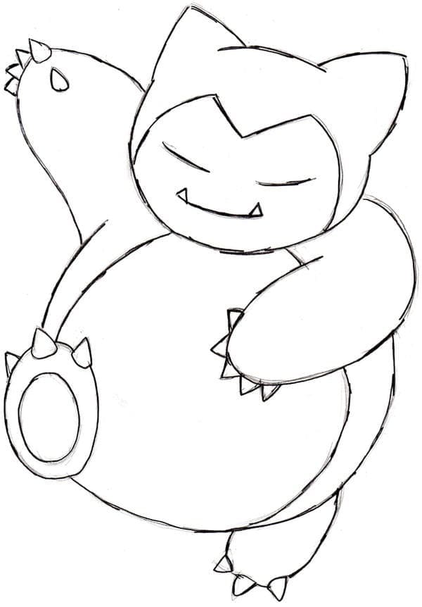 Coloriage gratuit Ronflex #181447 de la collection Jeux Vidéos à imprimer