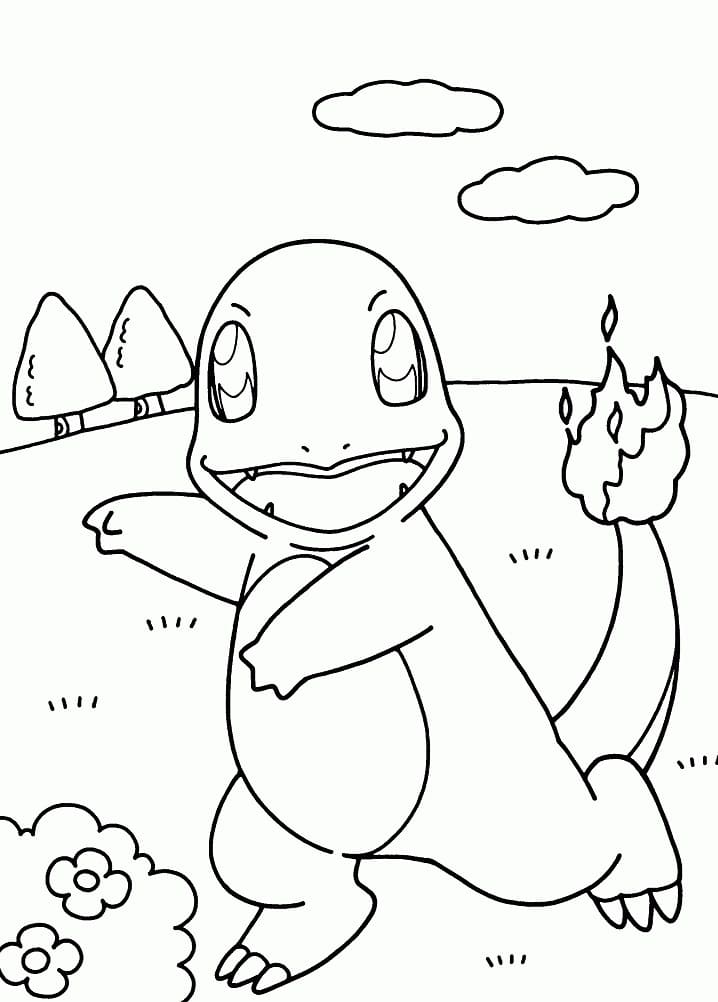 Illustration au trait Salamèche #178748 de la collection Jeux Vidéos à colorier gratuitement Illustration au trait Salamèche #178748 de la collection Jeux Vidéos à colorier gratuitement
