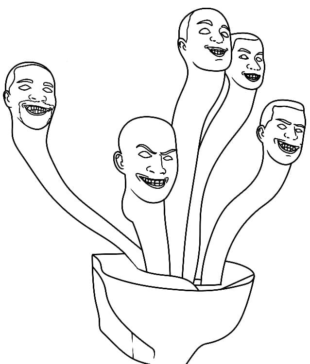 Dessin à colorier: Skibidi Toilet (Jeux Vidéos) #194260 - Coloriages à Imprimer Gratuits