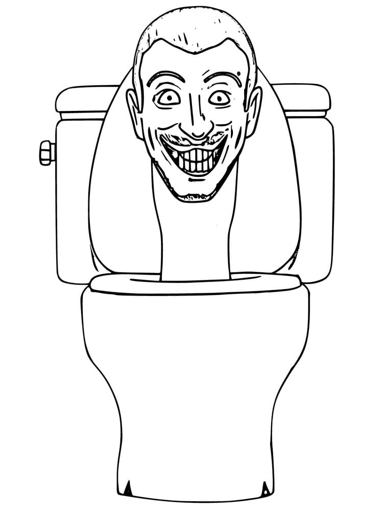 Dessin à colorier: Skibidi Toilet (Jeux Vidéos) #194266 - Coloriages à Imprimer Gratuits