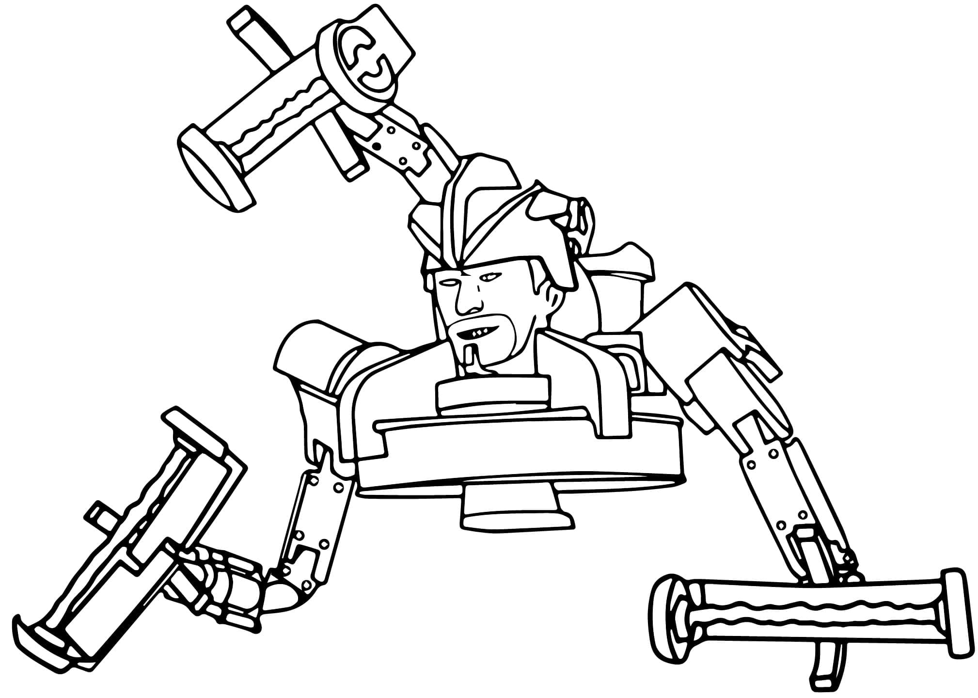 Dessin à colorier: Skibidi Toilet (Jeux Vidéos) #214858 - Coloriages à Imprimer Gratuits