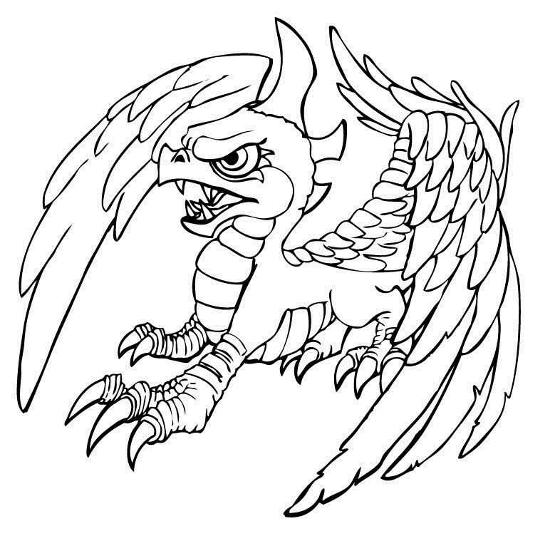 Coloriage gratuit Skylanders #43384 de la collection Jeux Vidéos à imprimer