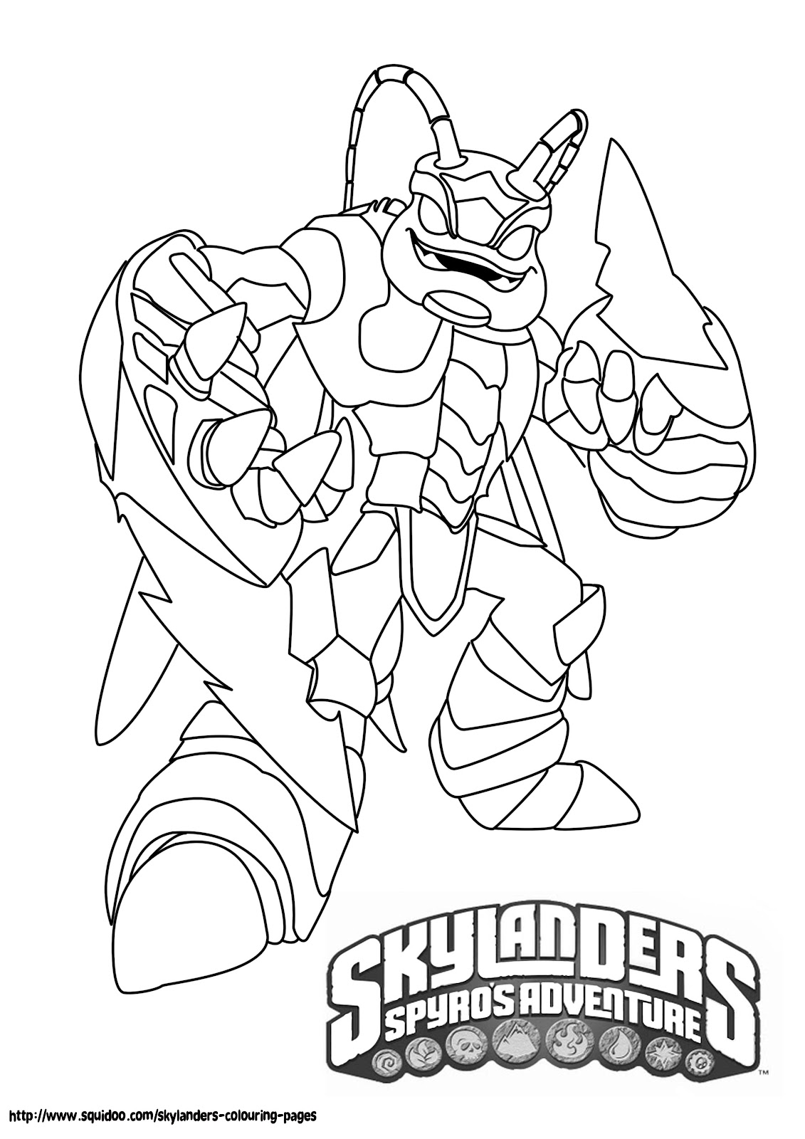 Coloriage gratuit Skylanders #43395 de la collection Jeux Vidéos à imprimer Coloriage gratuit Skylanders #43395 de la collection Jeux Vidéos à imprimer