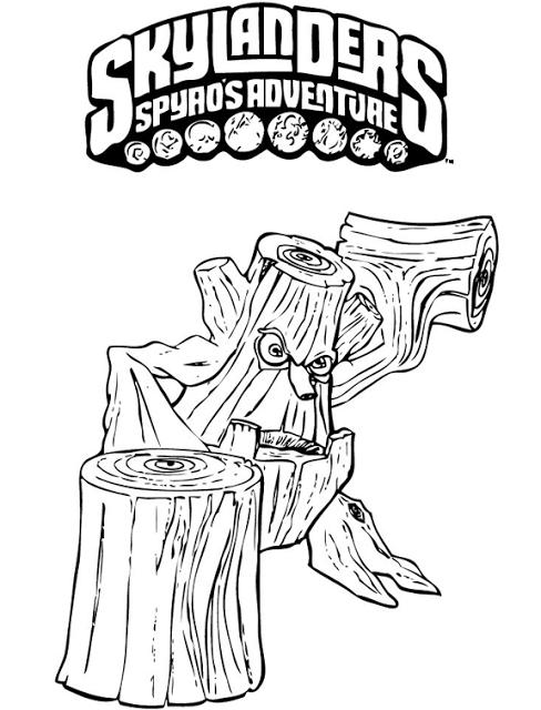 Coloriage gratuit Skylanders #43564 de la collection Jeux Vidéos à imprimer