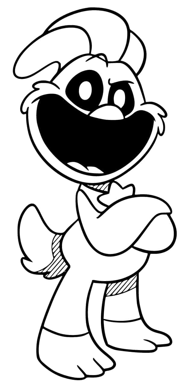 Illustration au trait Smiling Critters #213222 de la collection Jeux Vidéos à colorier gratuitement
