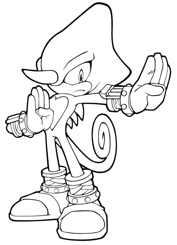 Dessin à colorier: Sonic (Jeux Vidéos) #153852 - Coloriages à Imprimer Gratuits