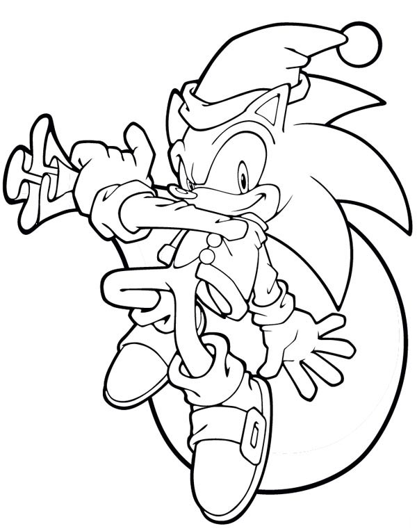 Dessin à colorier: Sonic (Jeux Vidéos) #153965 - Coloriages à Imprimer Gratuits