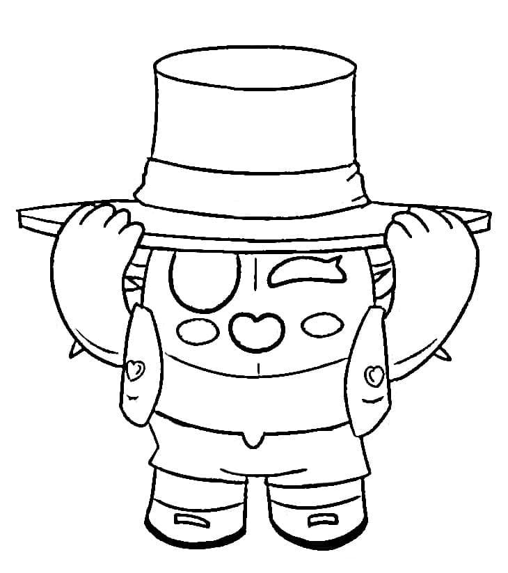 Coloriage à imprimer Spike Brawl Stars #221048 de la série Jeux Vidéos, gratuit pour enfants et adultes