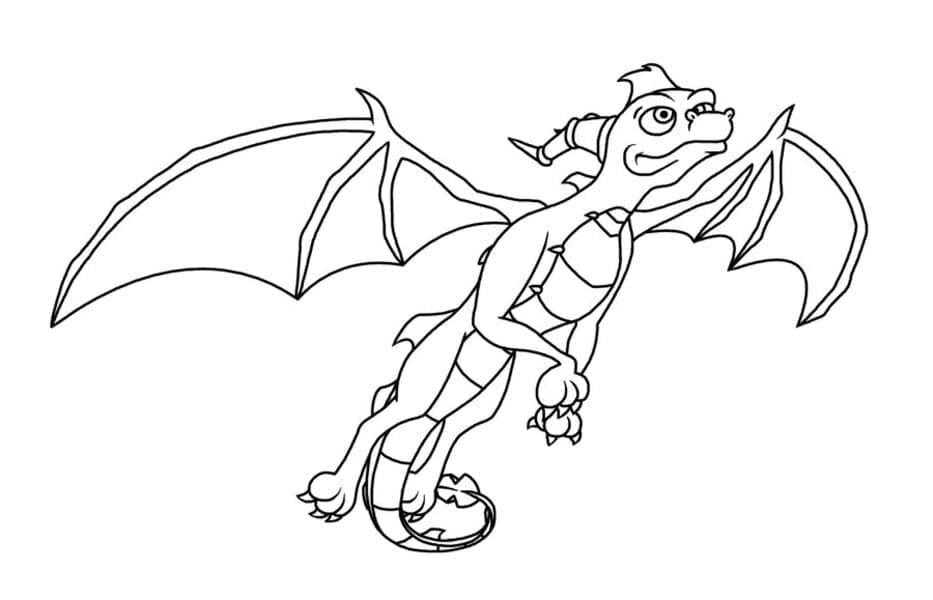 Page de coloriage Spyro #205157, collection Jeux Vidéos, à imprimer et colorier