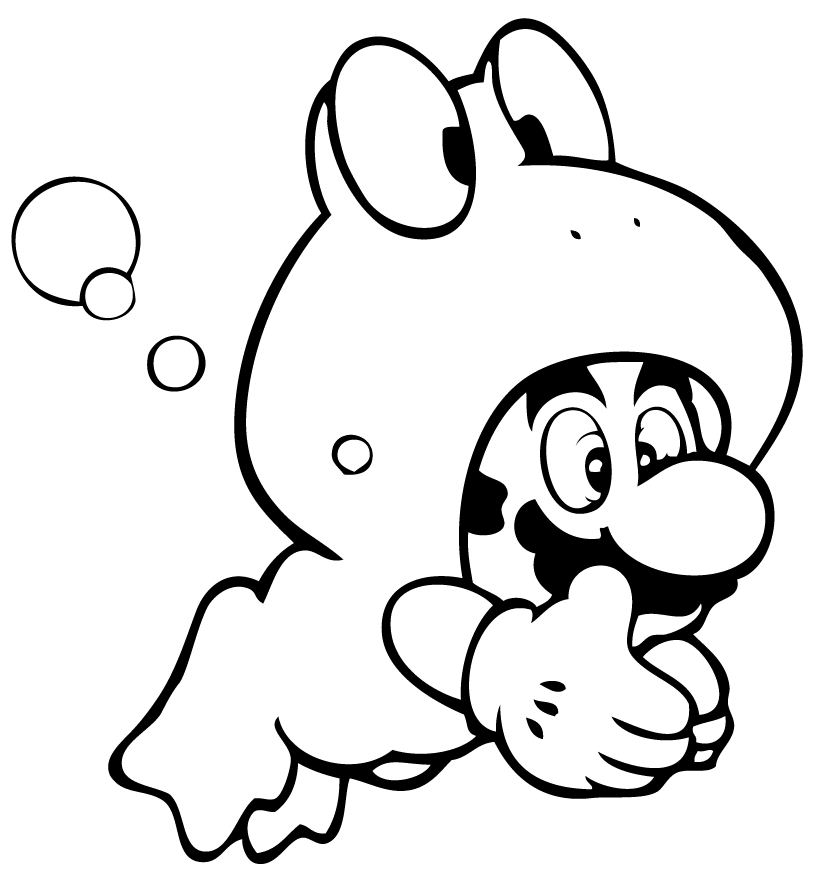 Dessin à colorier: Super Mario Bros (Jeux Vidéos) #153567 - Coloriages à Imprimer Gratuits