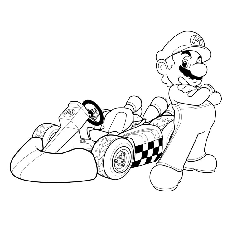 Dessin à colorier: Super Mario Bros (Jeux Vidéos) #153582 - Coloriages à Imprimer Gratuits