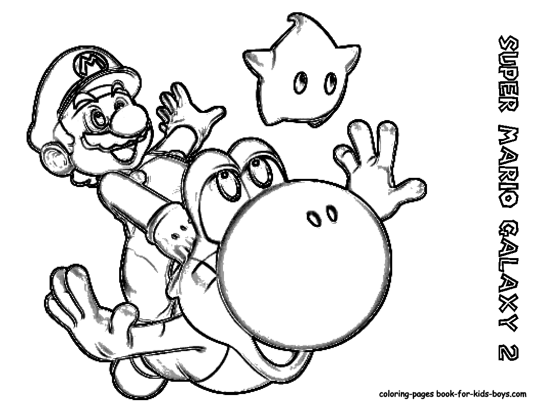 Dessin à colorier: Super Mario Bros (Jeux Vidéos) #153584 - Coloriages à Imprimer Gratuits