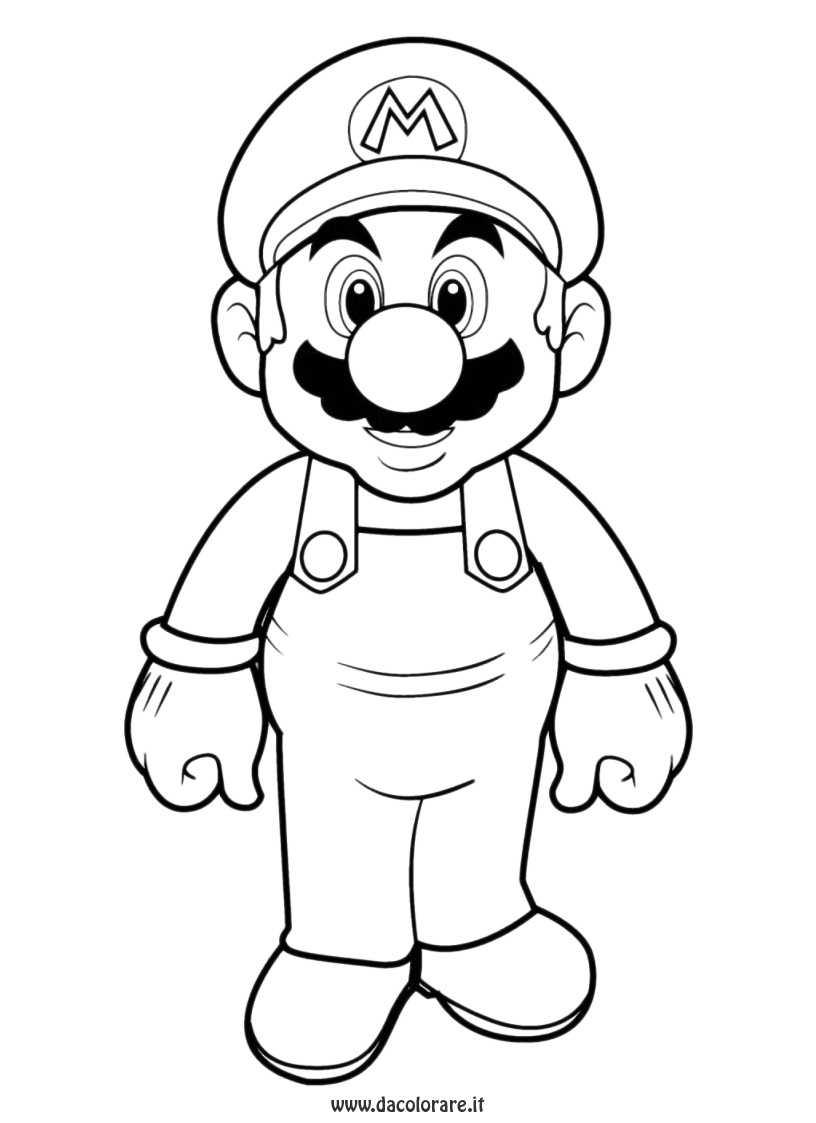 Dessin à colorier: Super Mario Bros (Jeux Vidéos) #153604 - Coloriages à Imprimer Gratuits