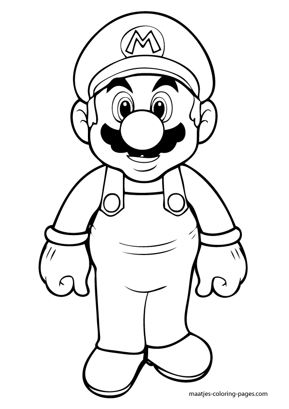 Dessin à colorier: Super Mario Bros (Jeux Vidéos) #153629 - Coloriages à Imprimer Gratuits