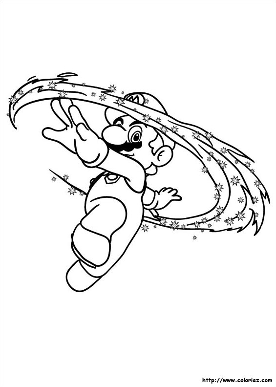 Dessin à colorier: Super Mario Bros (Jeux Vidéos) #153649 - Coloriages à Imprimer Gratuits