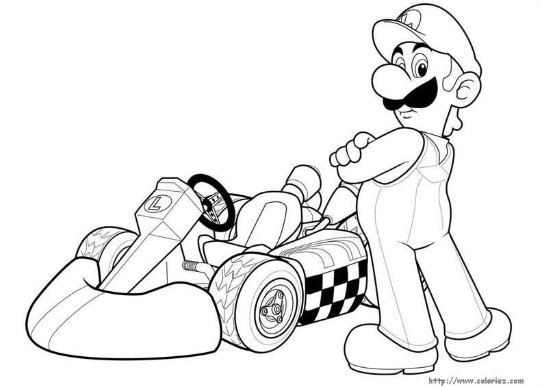 Dessin à colorier: Super Mario Bros (Jeux Vidéos) #153659 - Coloriages à Imprimer Gratuits