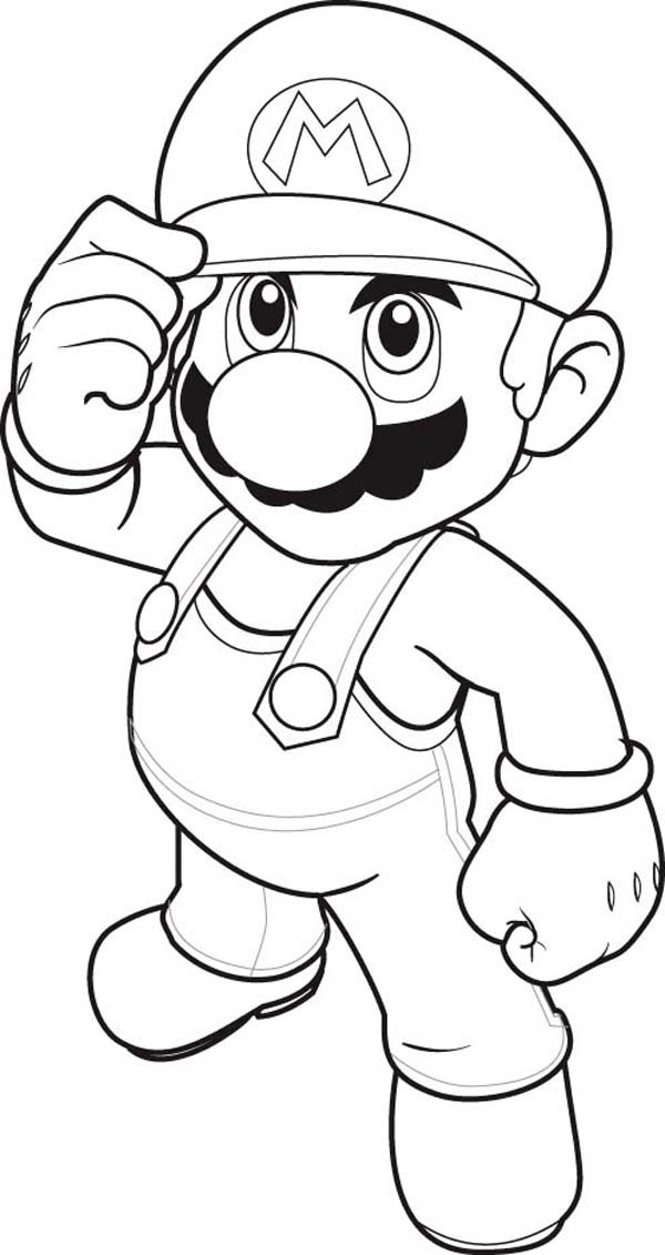Dessin à colorier: Super Mario Bros (Jeux Vidéos) #153692 - Coloriages à Imprimer Gratuits