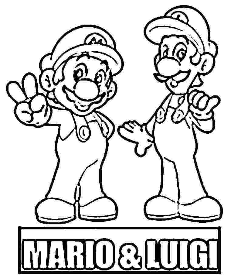 Dessin à colorier: Super Mario Bros (Jeux Vidéos) #153722 - Coloriages à Imprimer Gratuits