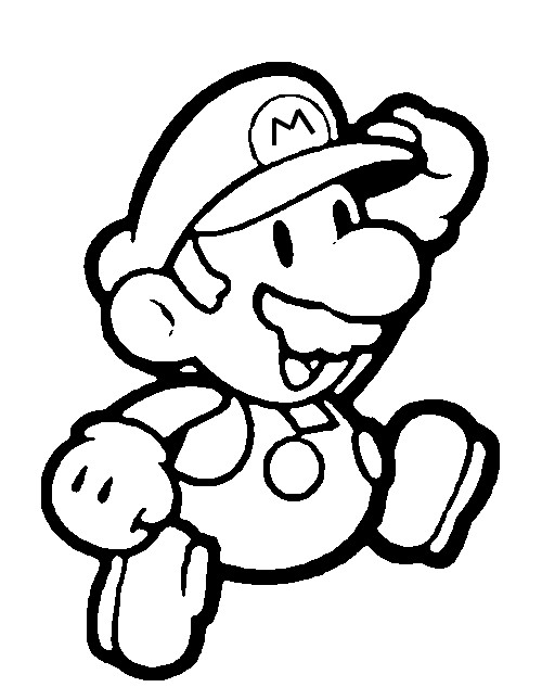 Dessin à colorier: Super Mario Bros (Jeux Vidéos) #153737 - Coloriages à Imprimer Gratuits