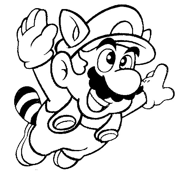 Dessin à colorier: Super Mario Bros (Jeux Vidéos) #153741 - Coloriages à Imprimer Gratuits
