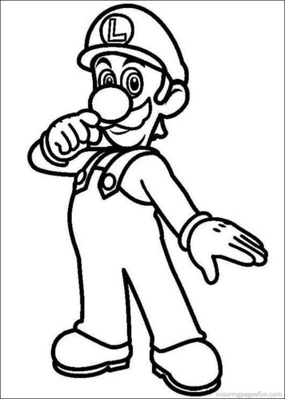 Dessin à colorier: Super Mario Bros (Jeux Vidéos) #153755 - Coloriages à Imprimer Gratuits