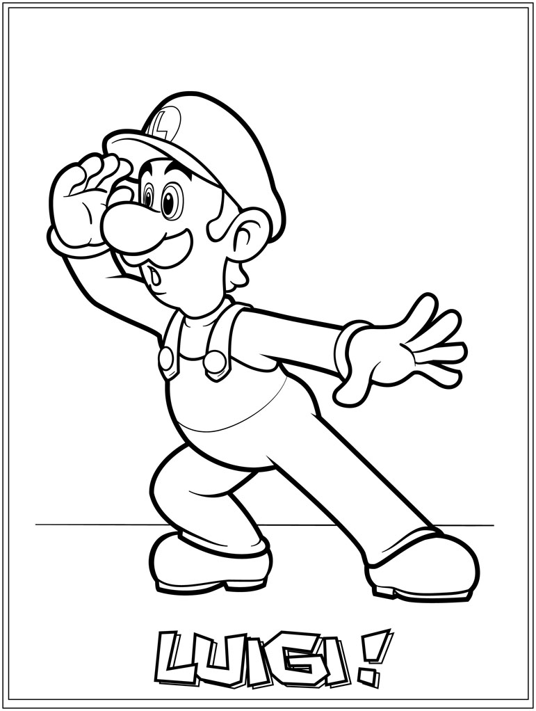 Dessin à colorier: Super Mario Bros (Jeux Vidéos) #153765 - Coloriages à Imprimer Gratuits
