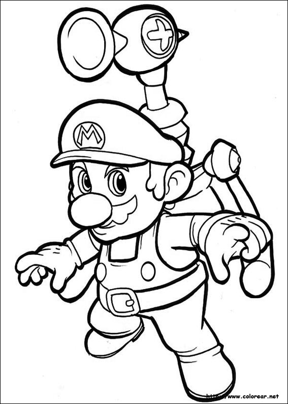 Dessin à colorier: Super Mario Bros (Jeux Vidéos) #153794 - Coloriages à Imprimer Gratuits