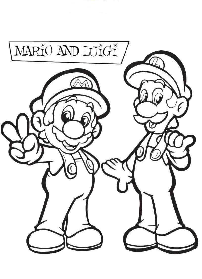 Dessin à colorier: Super Mario Bros (Jeux Vidéos) #153801 - Coloriages à Imprimer Gratuits