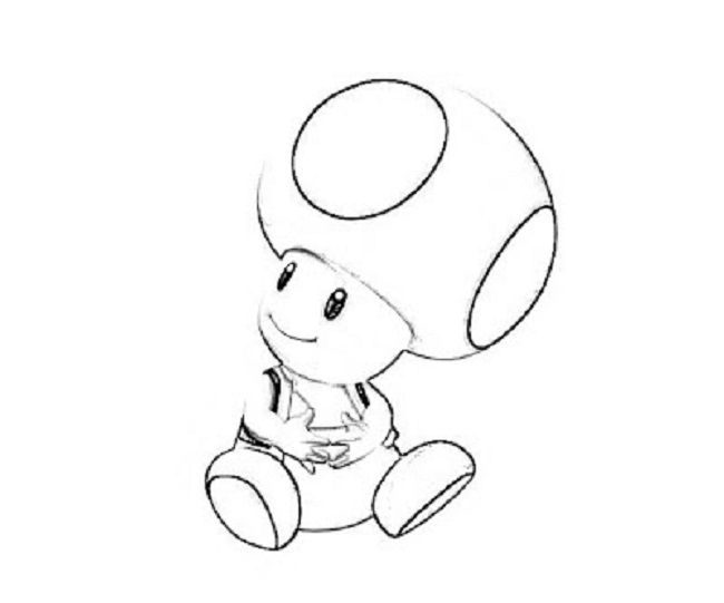 Dessin à colorier: Toad (Jeux Vidéos) #170239 - Coloriages à Imprimer Gratuits