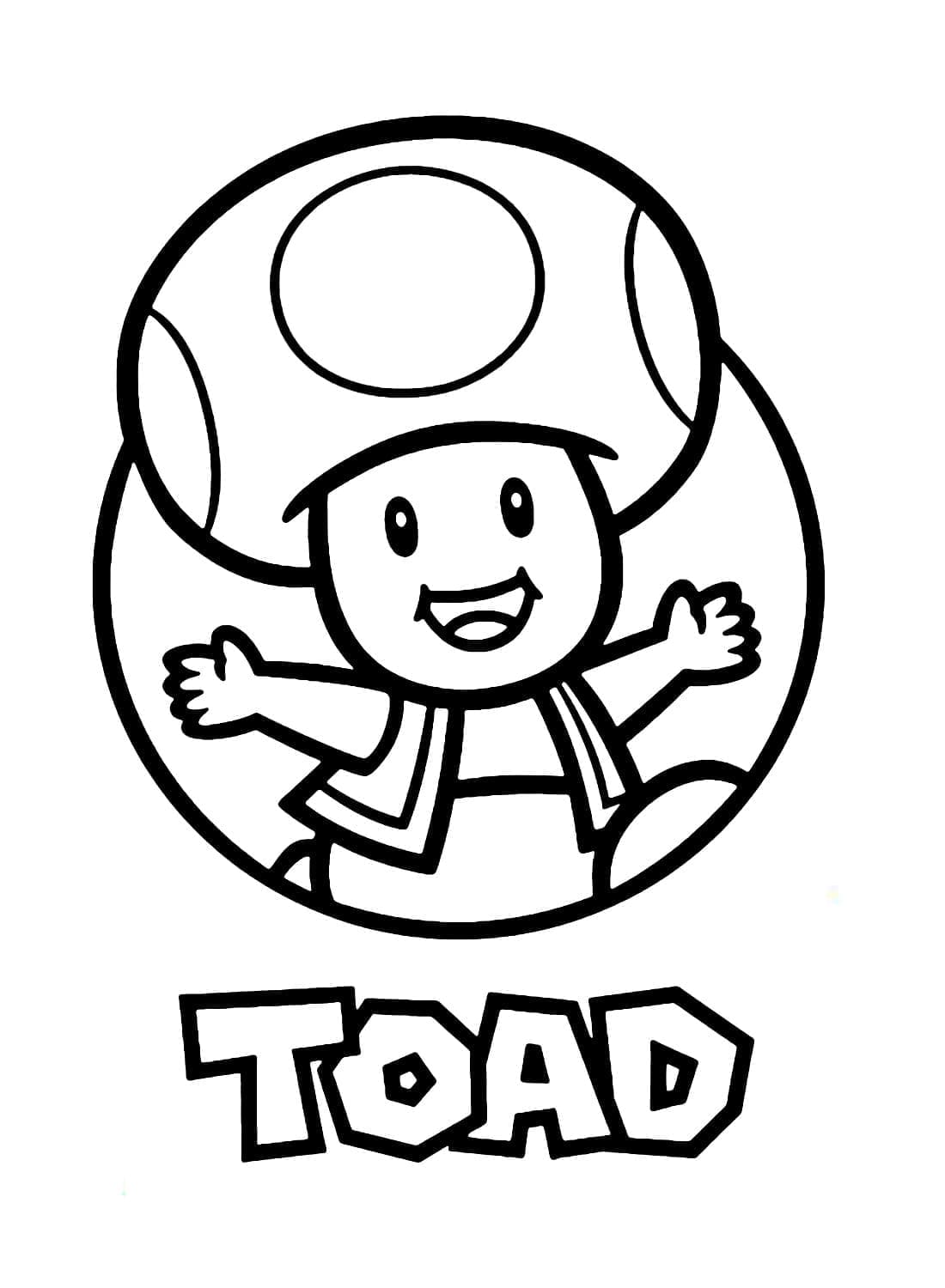Dessin à colorier: Toad (Jeux Vidéos) #214954 - Coloriages à Imprimer Gratuits