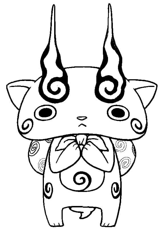 Coloriage à imprimer Yo-kai Watch #196882 de la série Jeux Vidéos, gratuit pour enfants et adultes