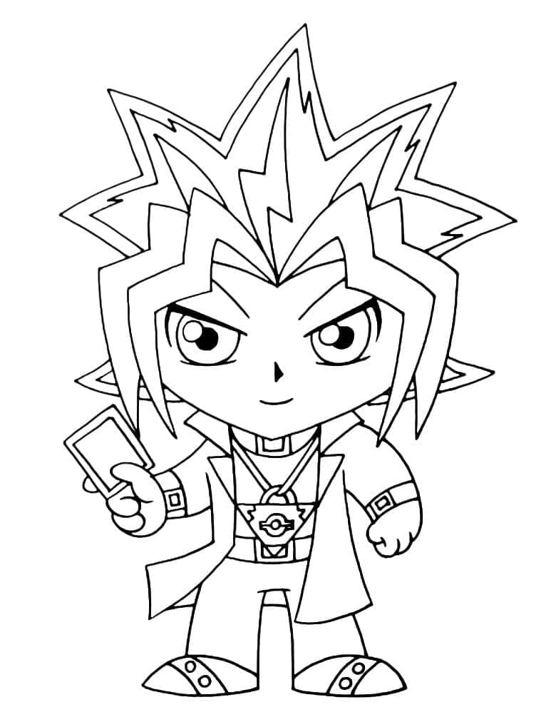 Coloriage à imprimer Yu-Gi-Oh! #183170 de la série Jeux Vidéos, gratuit pour enfants et adultes