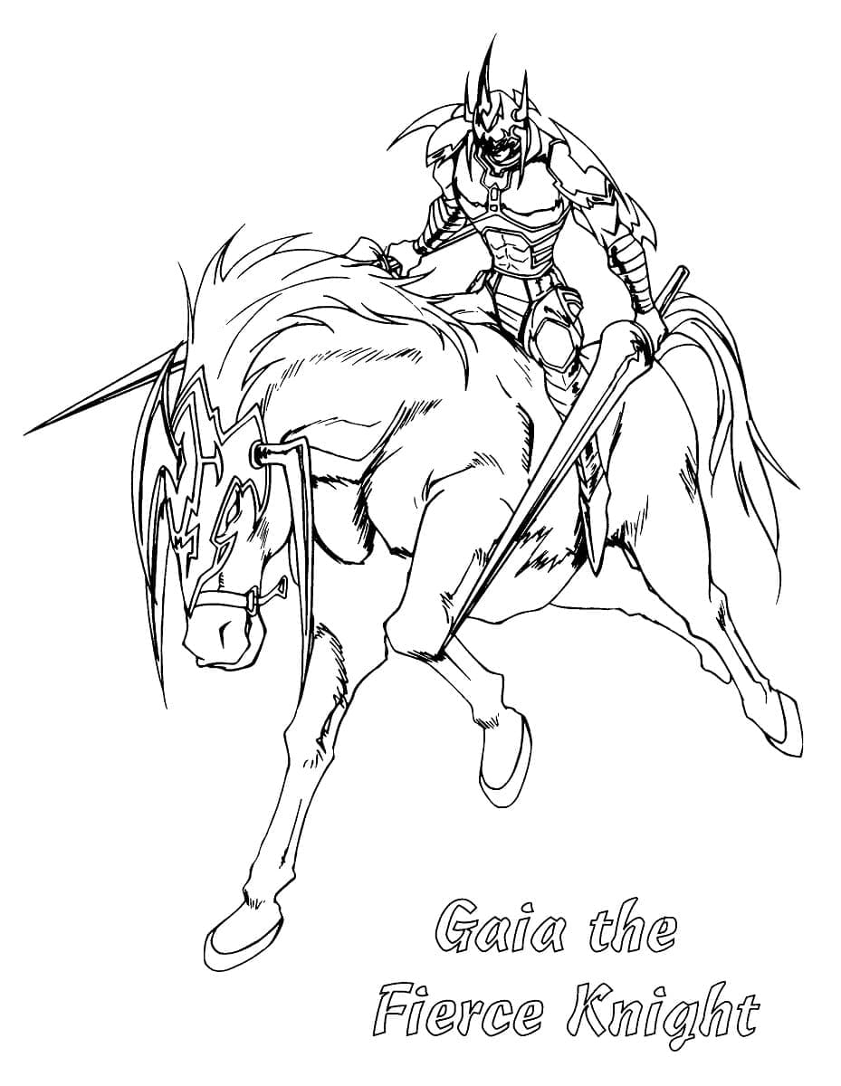 Coloriage Yu-Gi-Oh! #183174 à imprimer gratuitement, extrait de la collection Jeux Vidéos