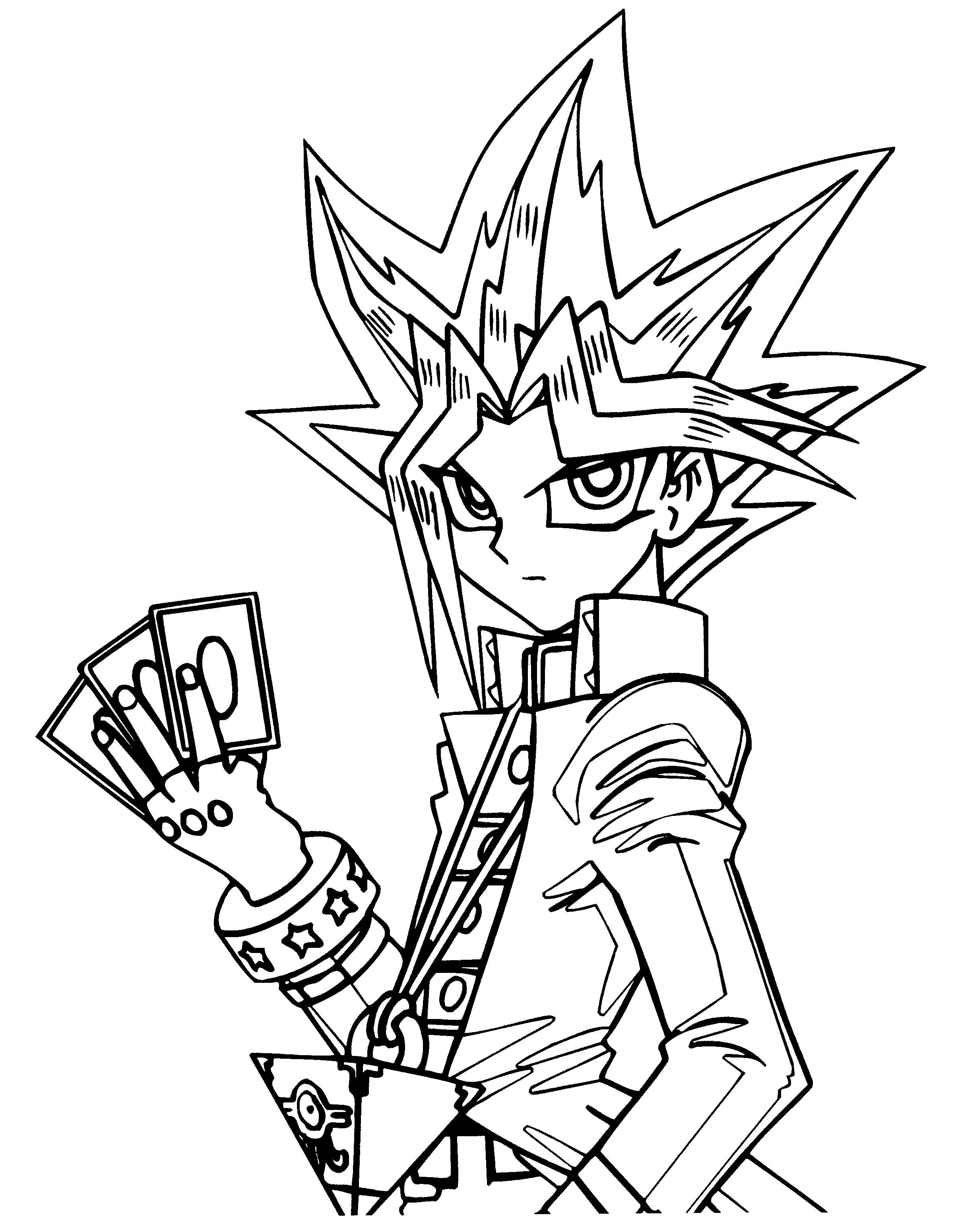 Dessin à colorier: Yu-Gi-Oh! (Jeux Vidéos) #52970 - Coloriages à Imprimer Gratuits
