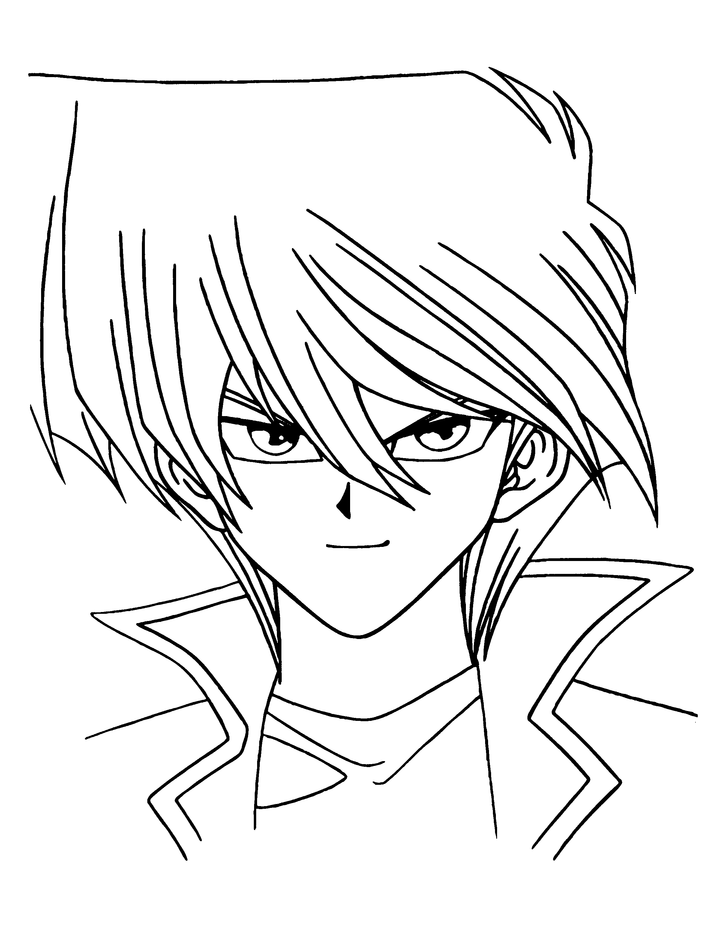 Coloriage imprimable Yu-Gi-Oh! #53000 de la collection Jeux Vidéos à colorier aux crayons