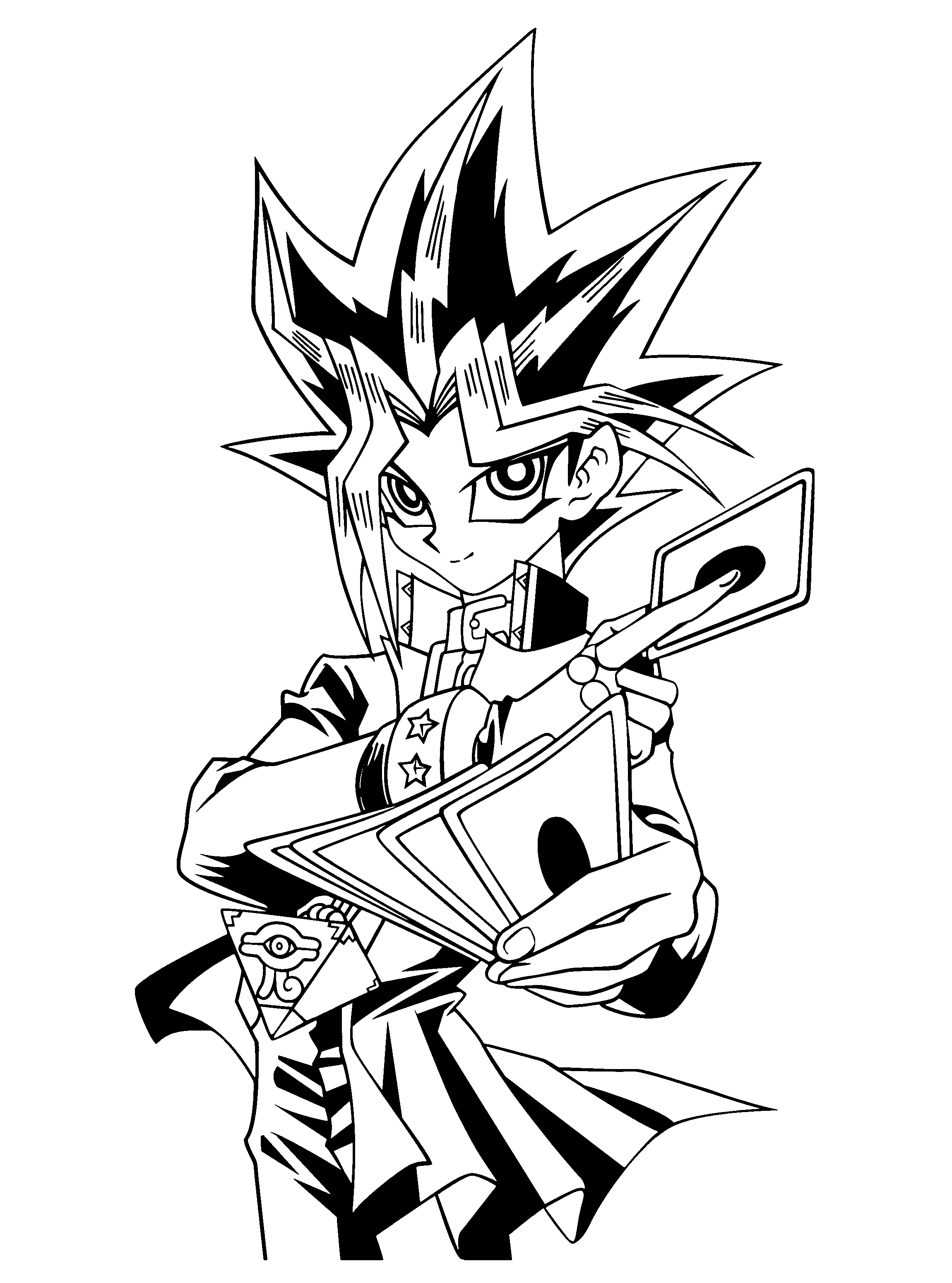Dessin à colorier: Yu-Gi-Oh! (Jeux Vidéos) #53002 - Coloriages à Imprimer Gratuits