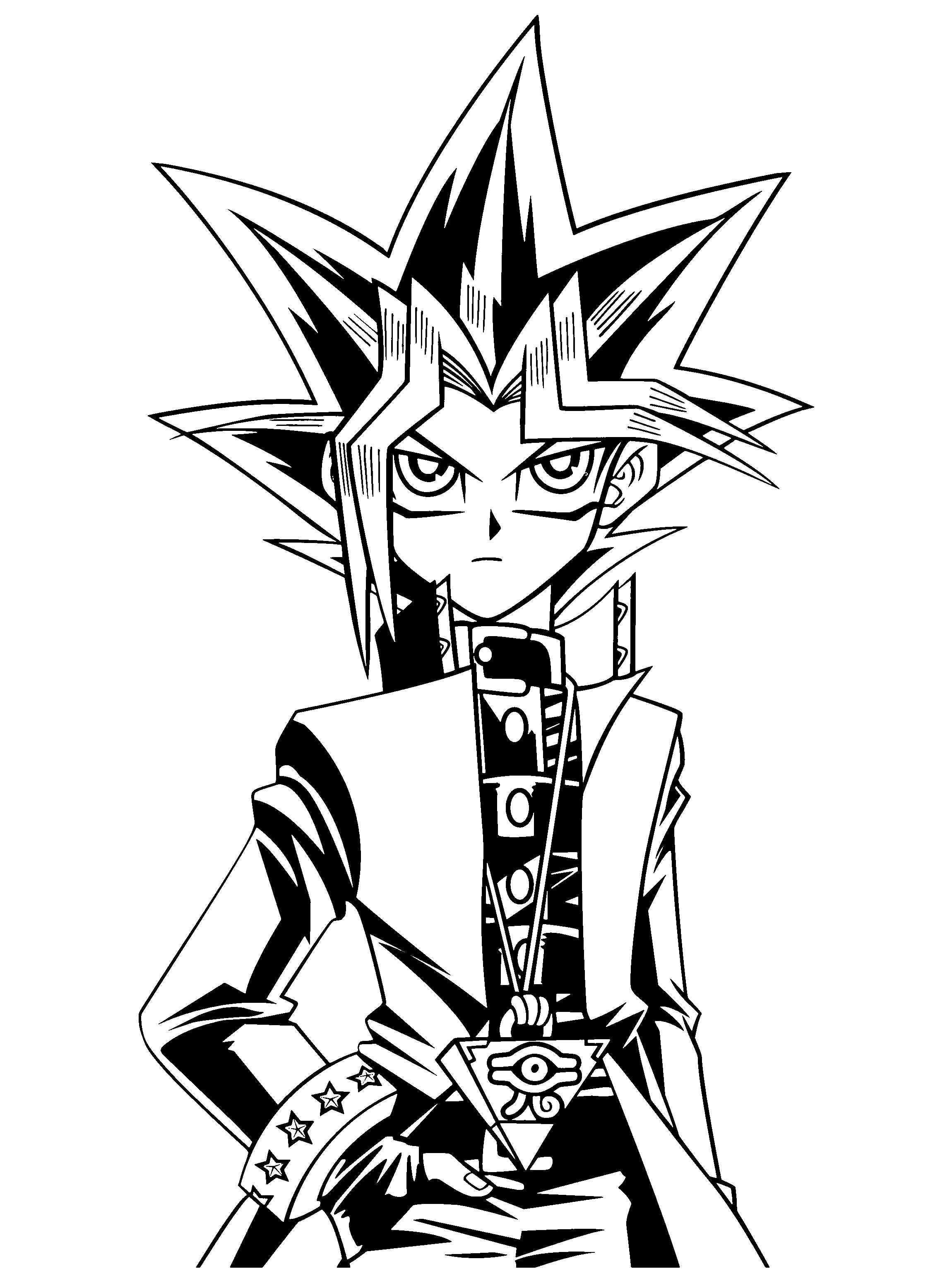Dessin à colorier: Yu-Gi-Oh! (Jeux Vidéos) #53006 - Coloriages à Imprimer Gratuits