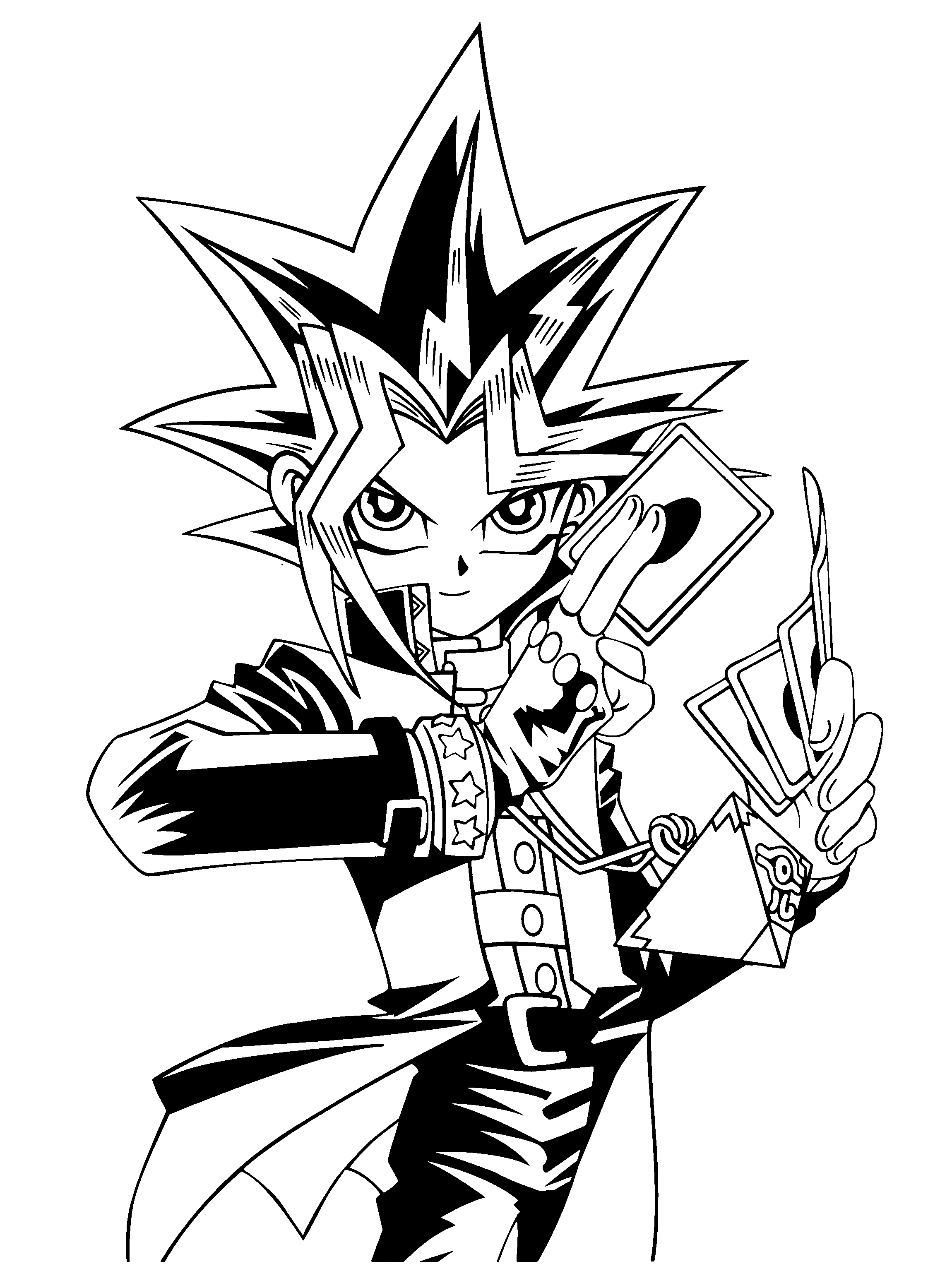 Dessin à colorier: Yu-Gi-Oh! (Jeux Vidéos) #53027 - Coloriages à Imprimer Gratuits