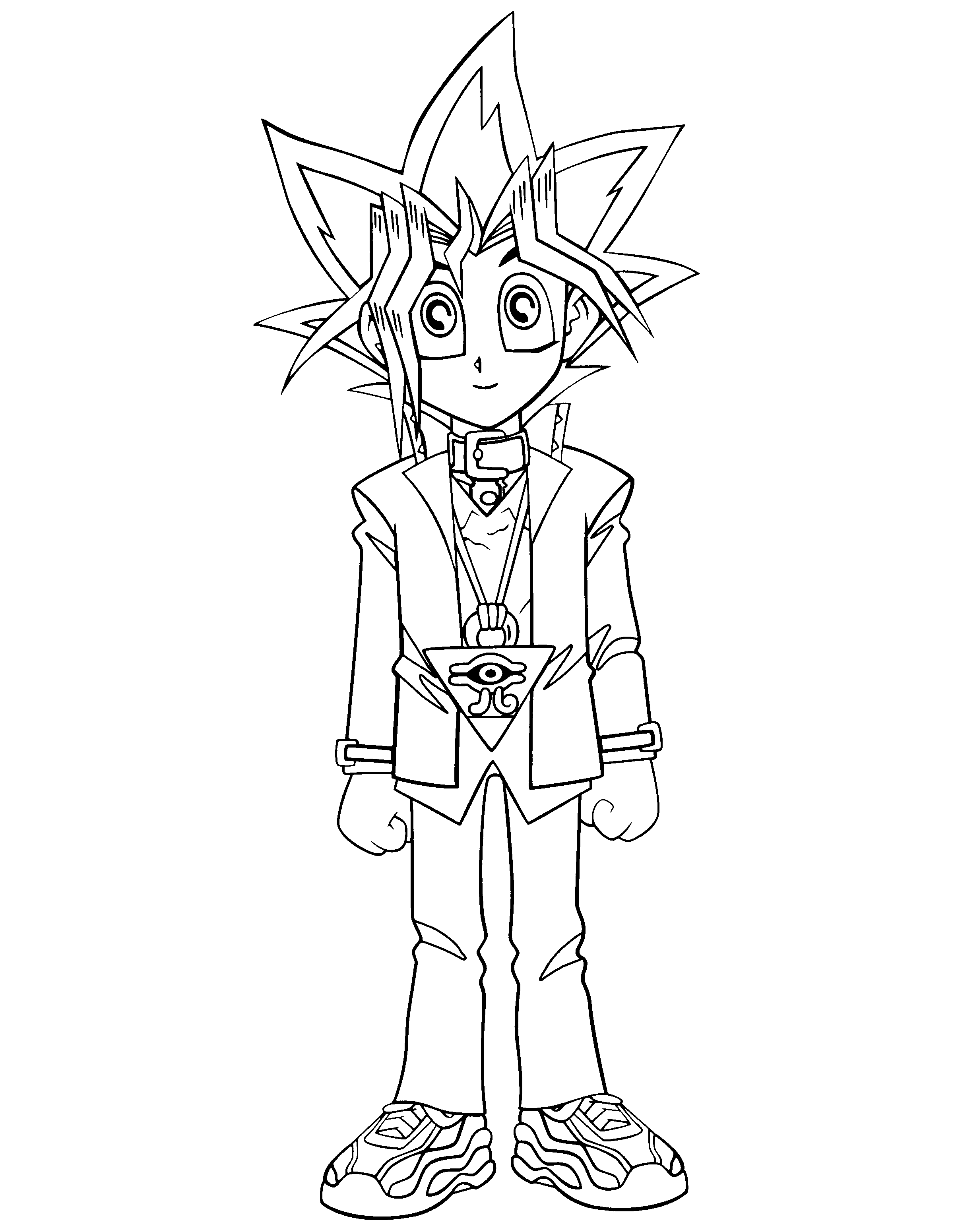 Coloriage gratuit Yu-Gi-Oh! #53039 de la collection Jeux Vidéos à imprimer