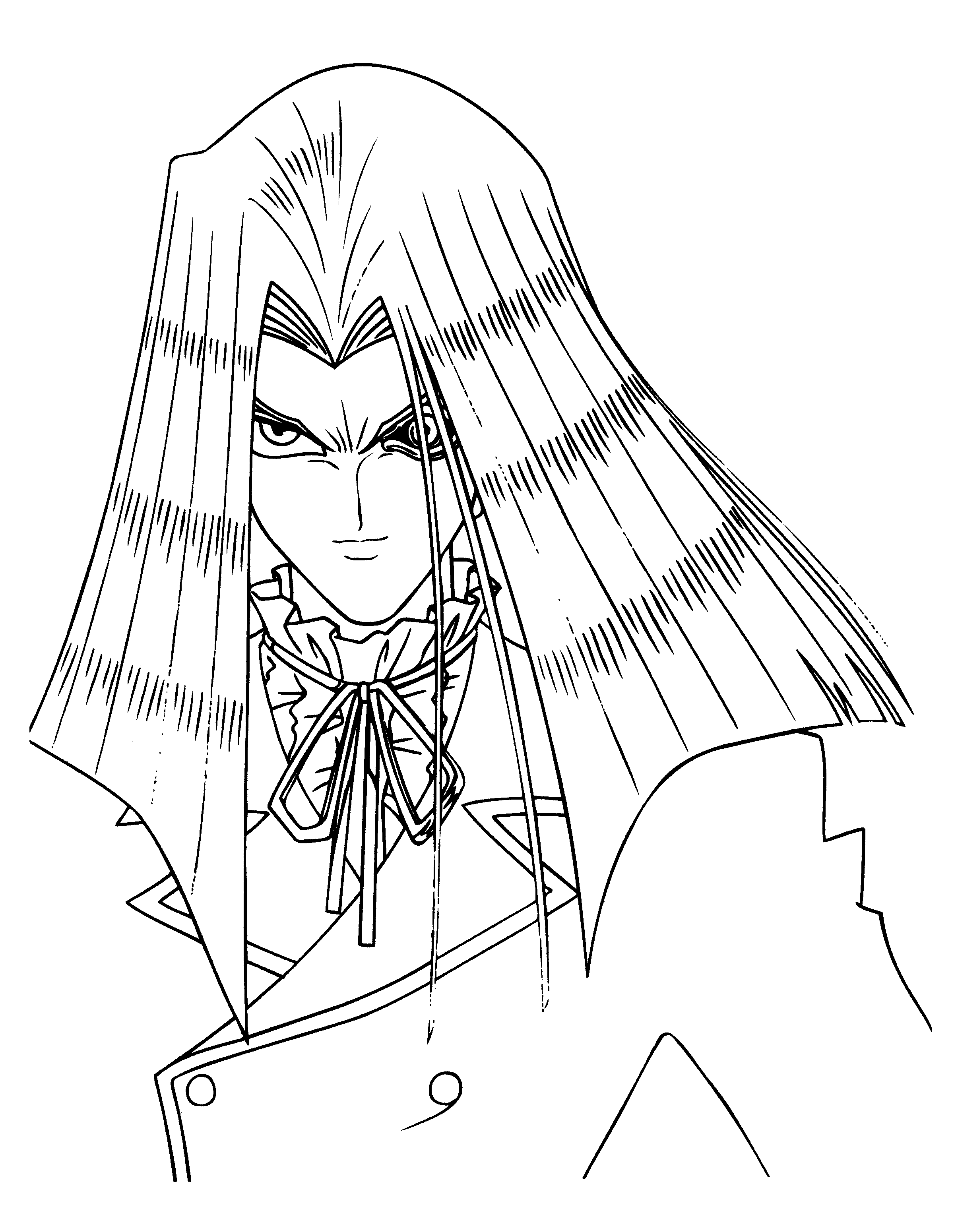 Coloriage gratuit Yu-Gi-Oh! #53056 de la collection Jeux Vidéos à imprimer