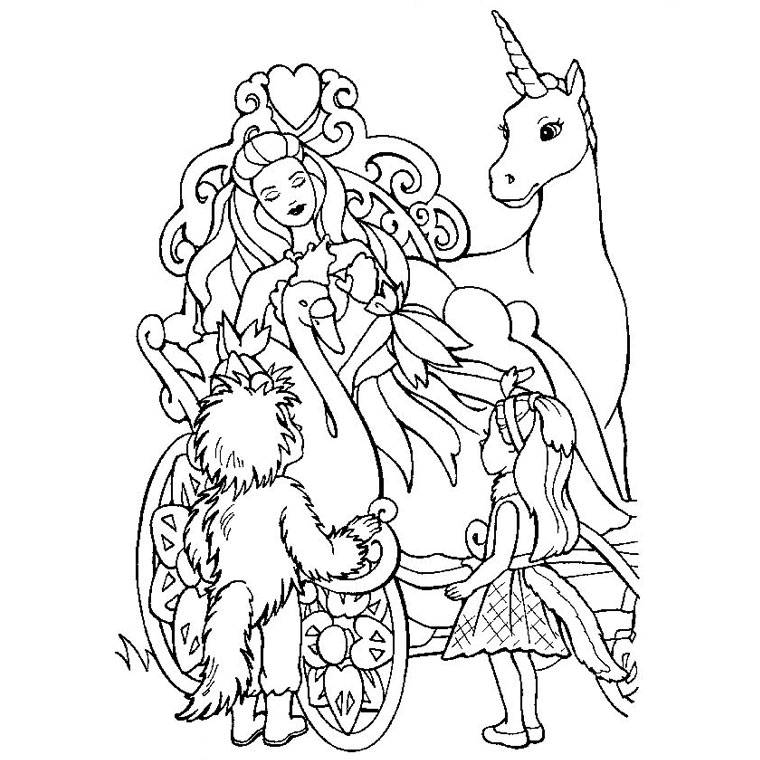 Coloriage Barbie #27740 à imprimer gratuitement, extrait de la collection Jouets et Jeux Coloriage Barbie #27740 à imprimer gratuitement, extrait de la collection Jouets et Jeux